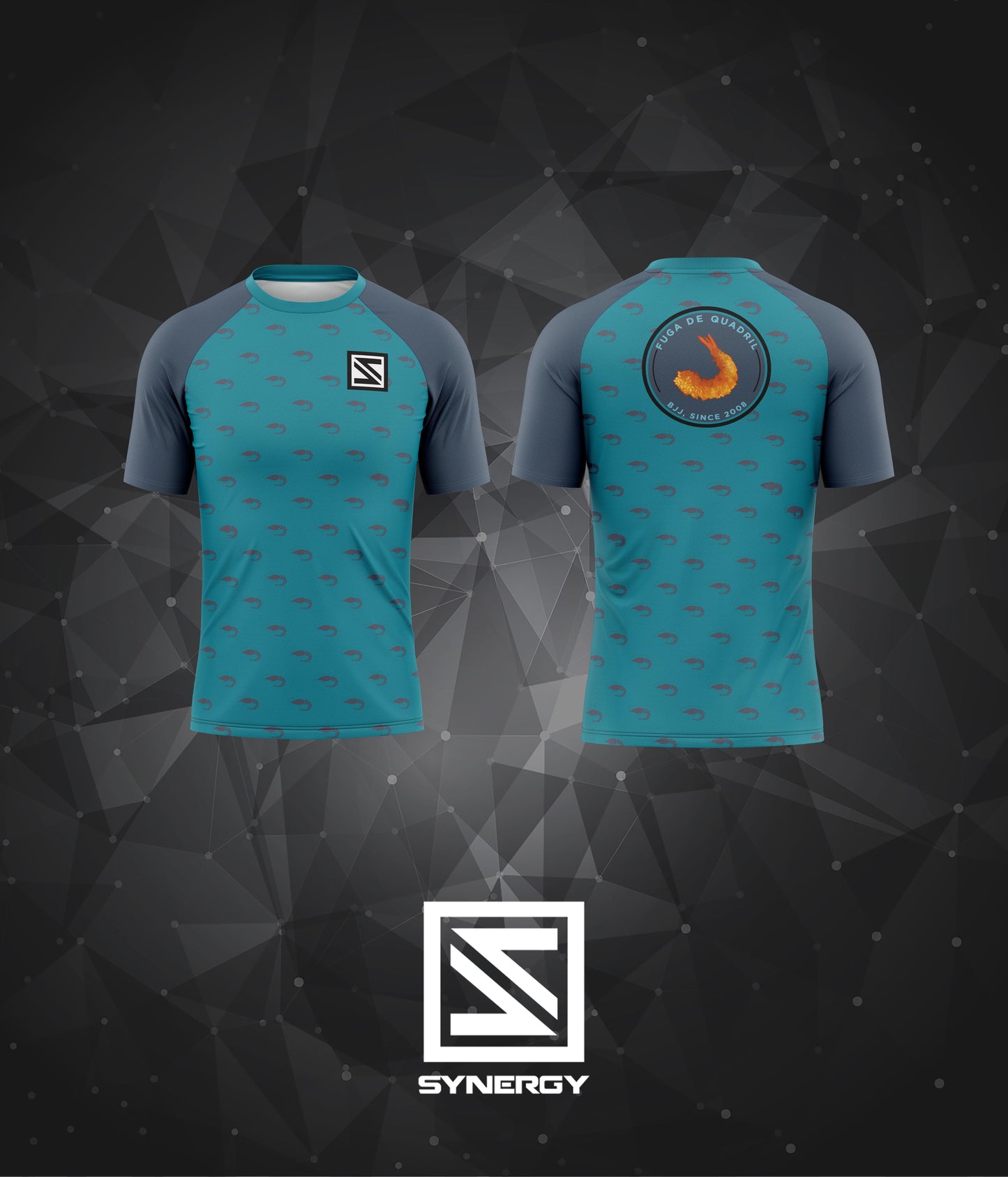 Short Sleeve Rash Guard - Shrimp