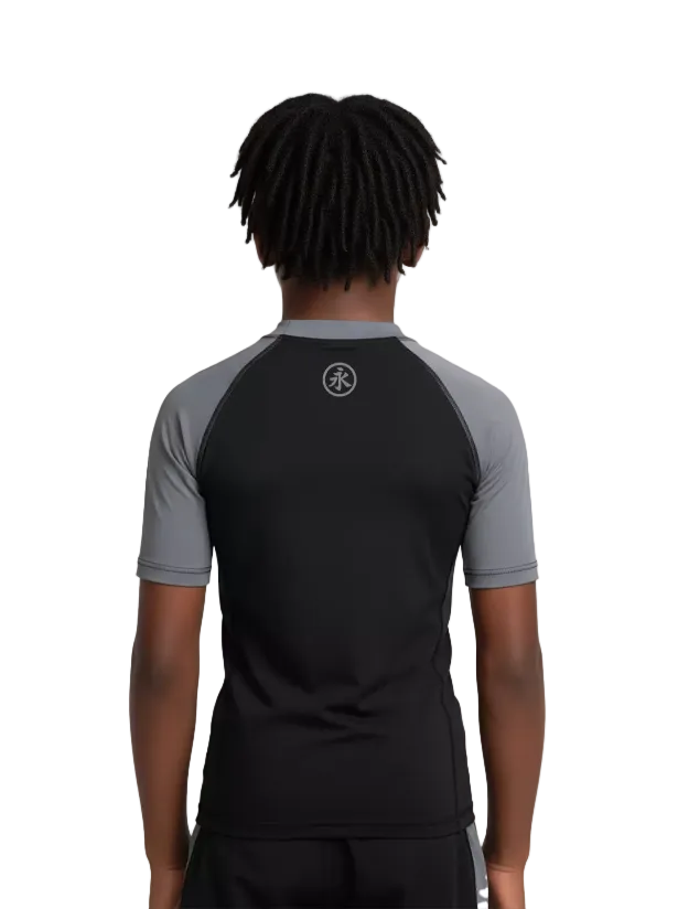 Keiko Ranked Youth Rash Guard - Grey