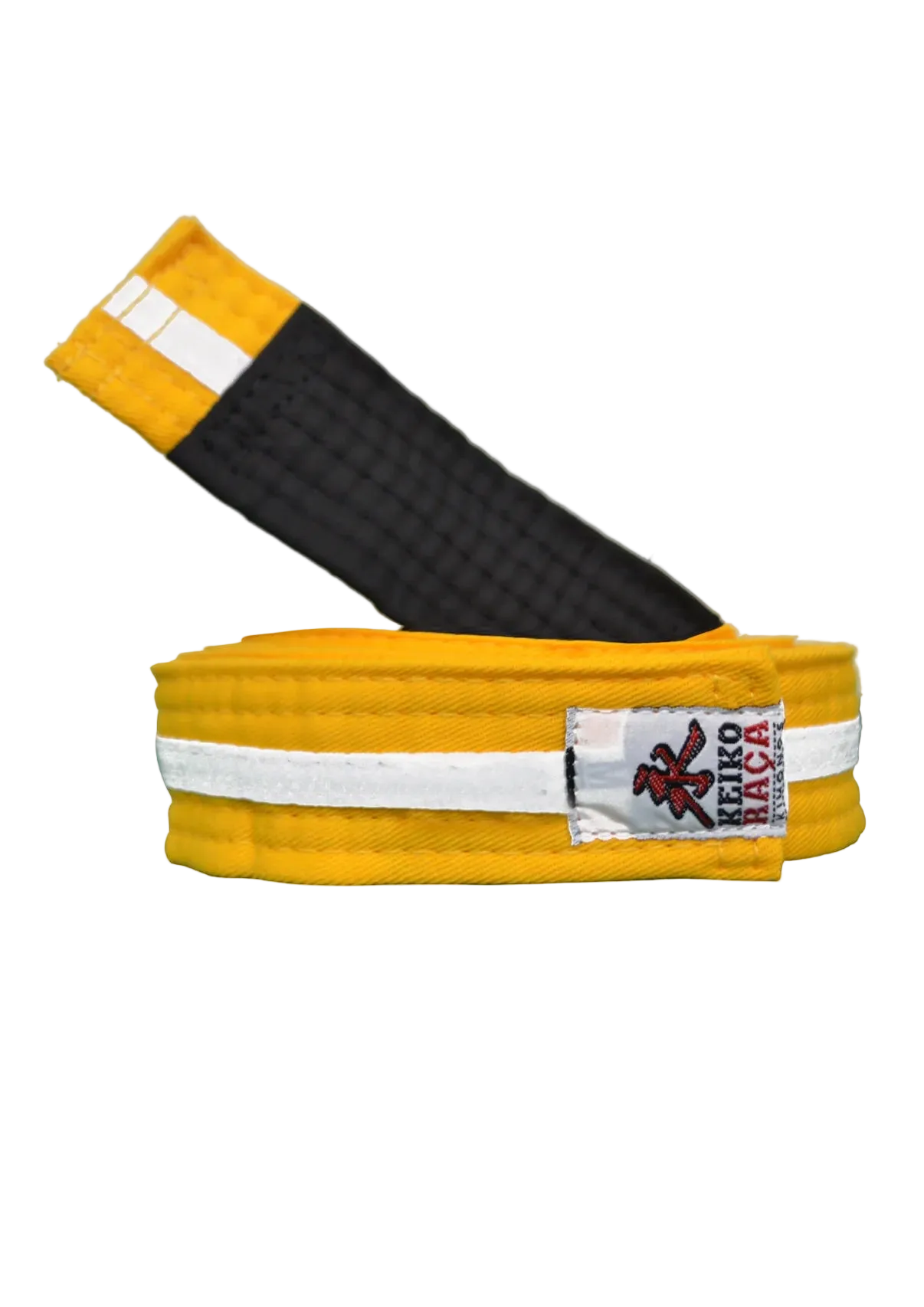 Keiko Premium BJJ Belt - Yellow White