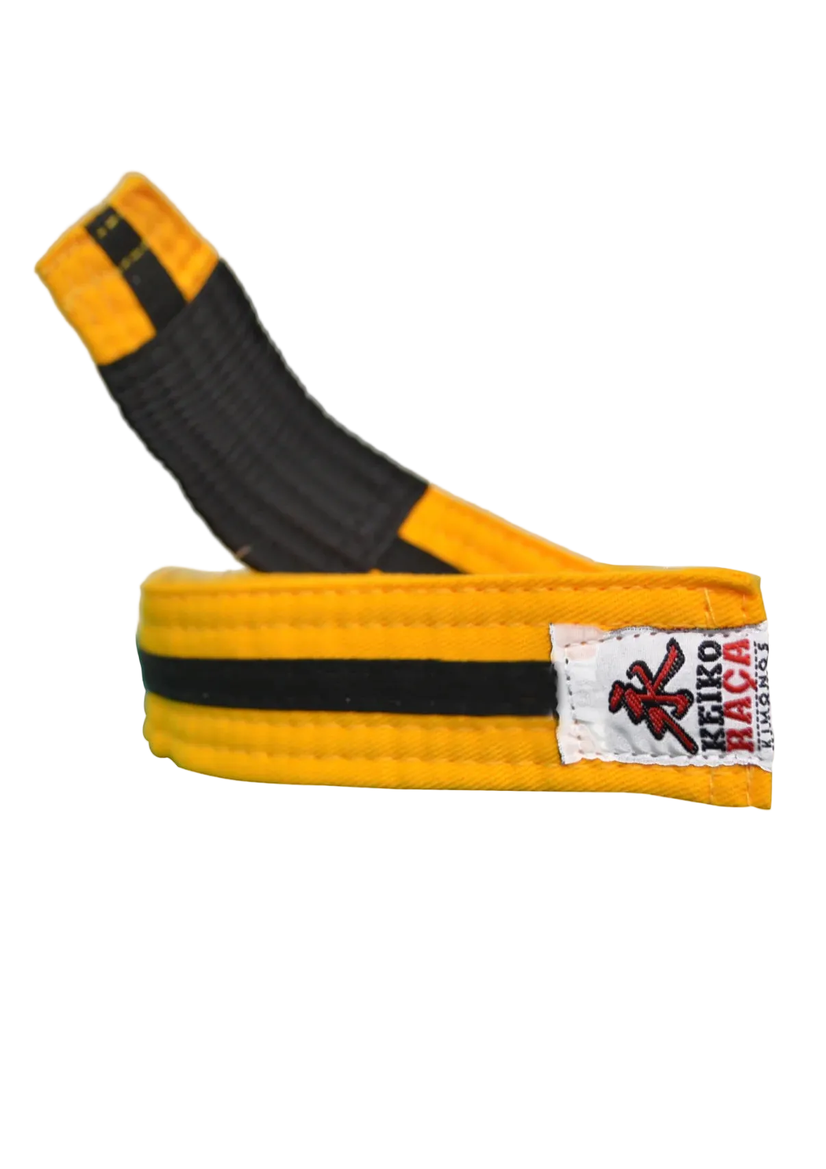 Keiko Premium BJJ Belt - Yellow Black