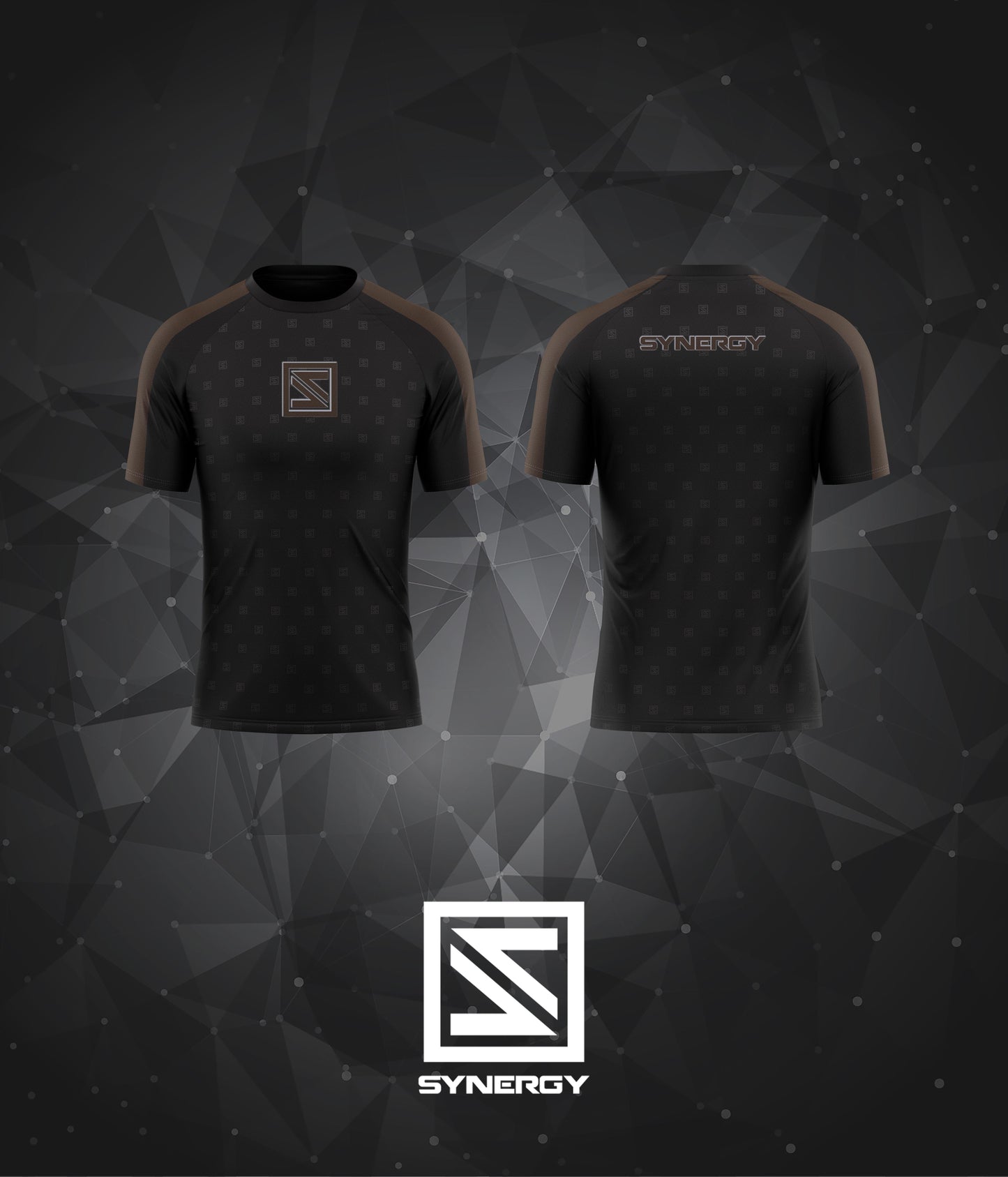 Short Sleeve Rash Guard - Brown