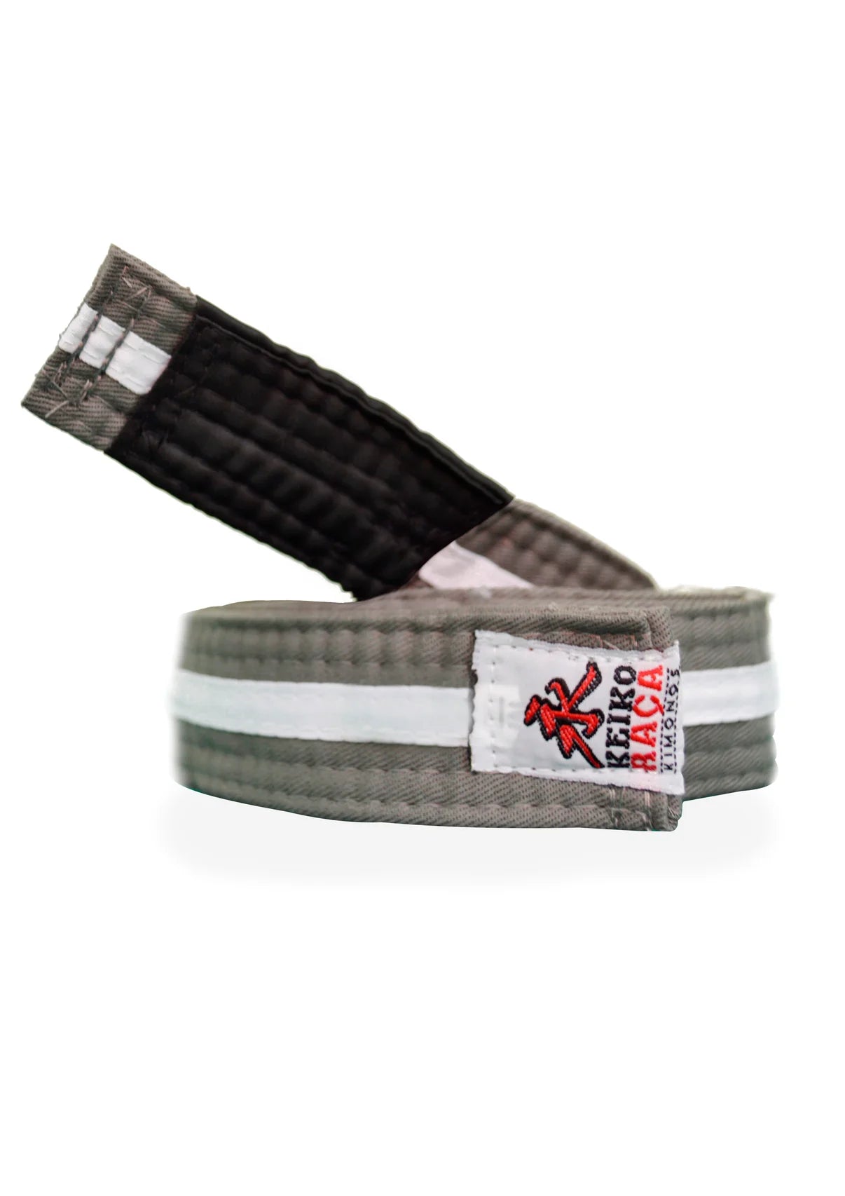BJJ Belt - Grey White