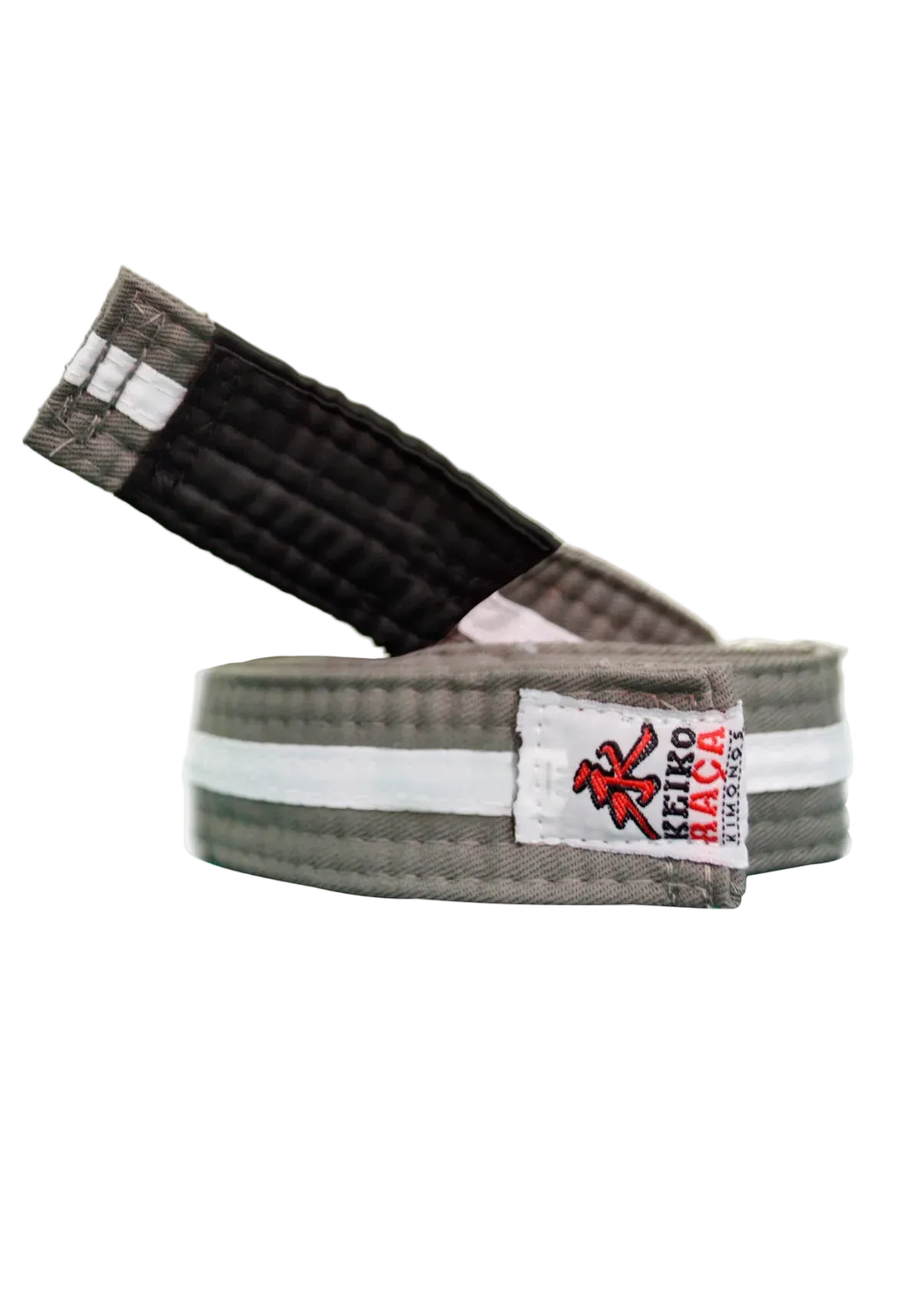 Keiko BJJ Premium Belt - Grey White