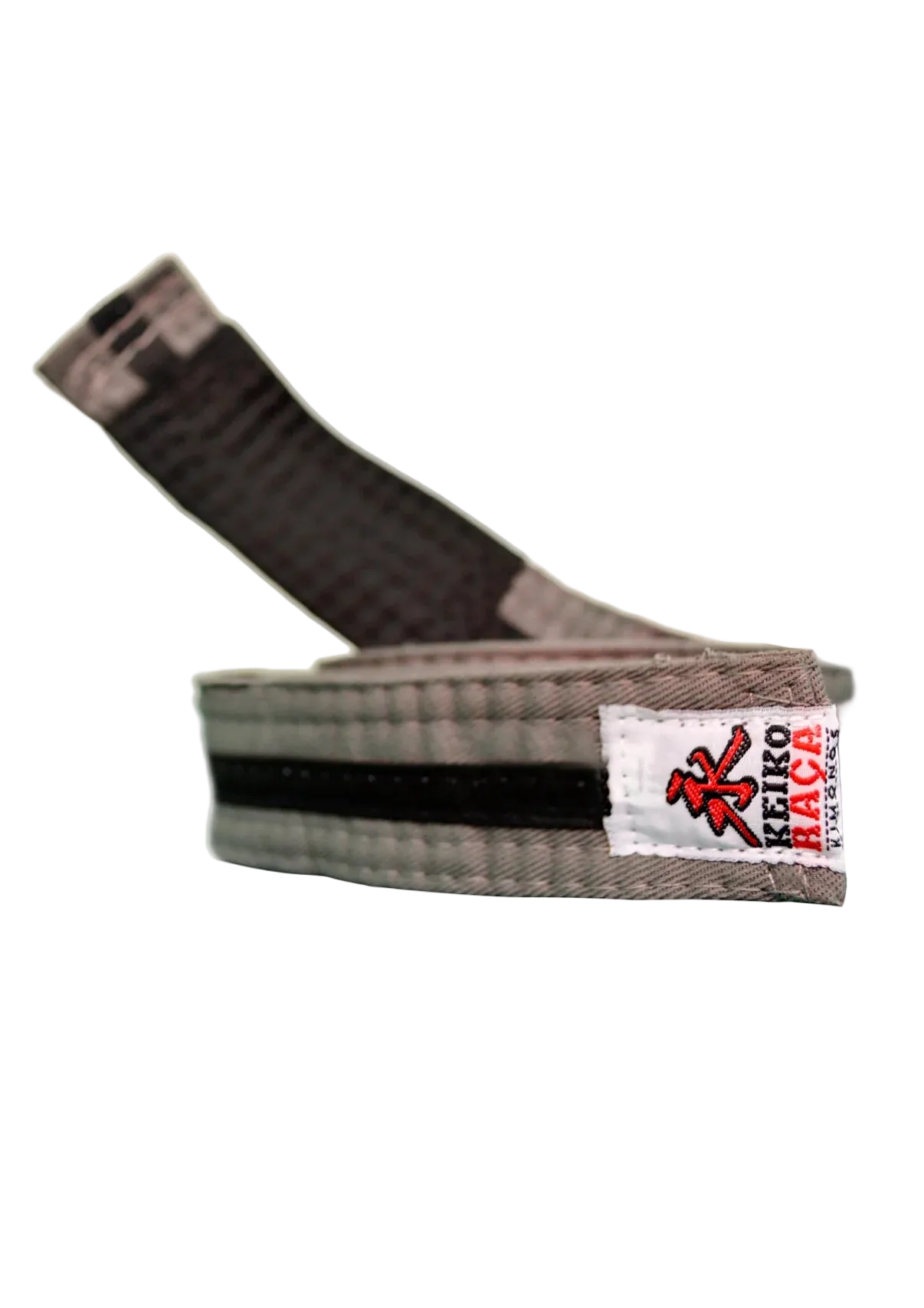 Keiko Premium BJJ Belt - Grey Black