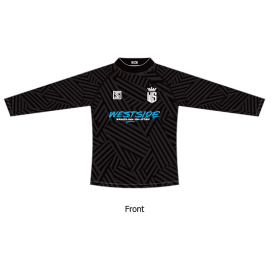 Westside Rash Guard - Black Long Sleeve - Home Strip