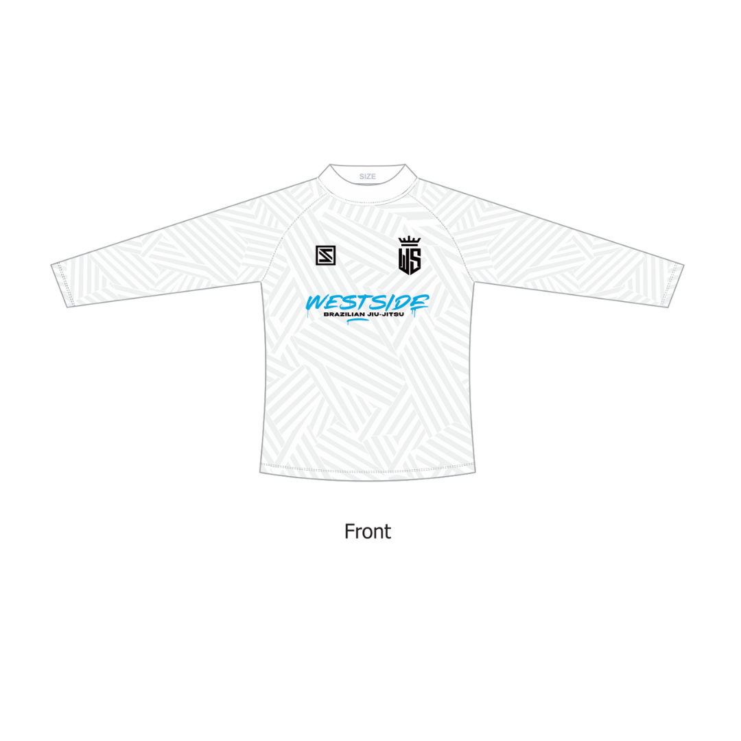 Westside BJJ Rash Guard - Away Strip (PRE-ORDER)