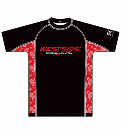 Westside Rash Guard - Red Strip