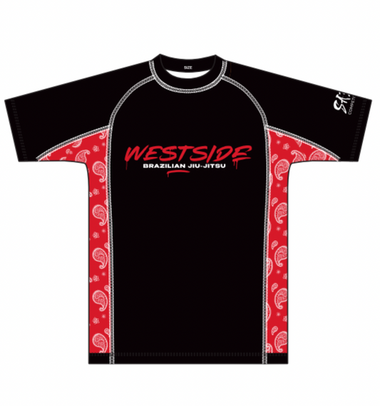 Westside Rash Guard - Red Strip