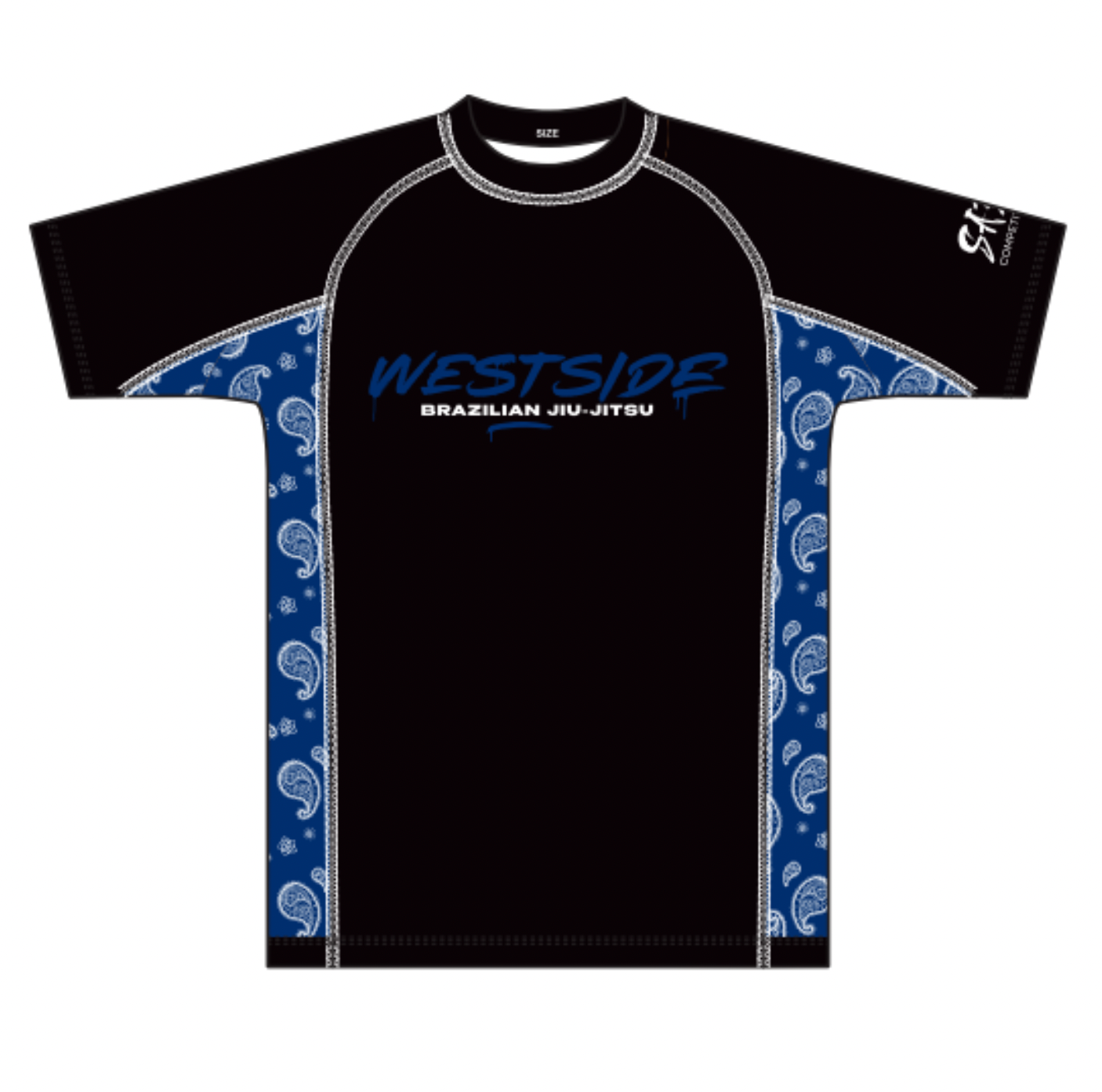 Westside Rash Guard - Blue Strip