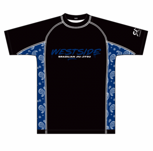 Westside Rash Guard - Blue Strip