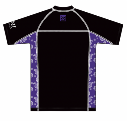 Westside Rash Guard - Purple Strip