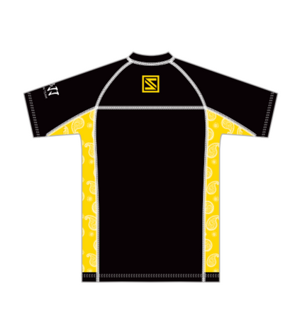 Westside Rash Guard - Yellow Strip