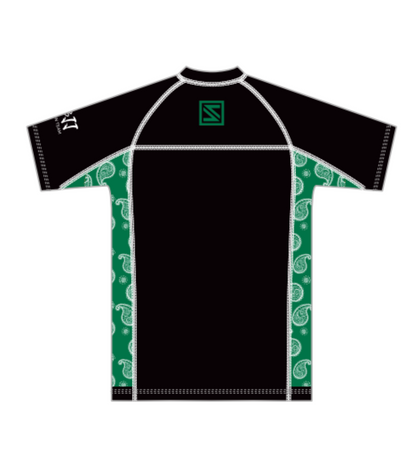 Westside Rash Guard - Green Strip