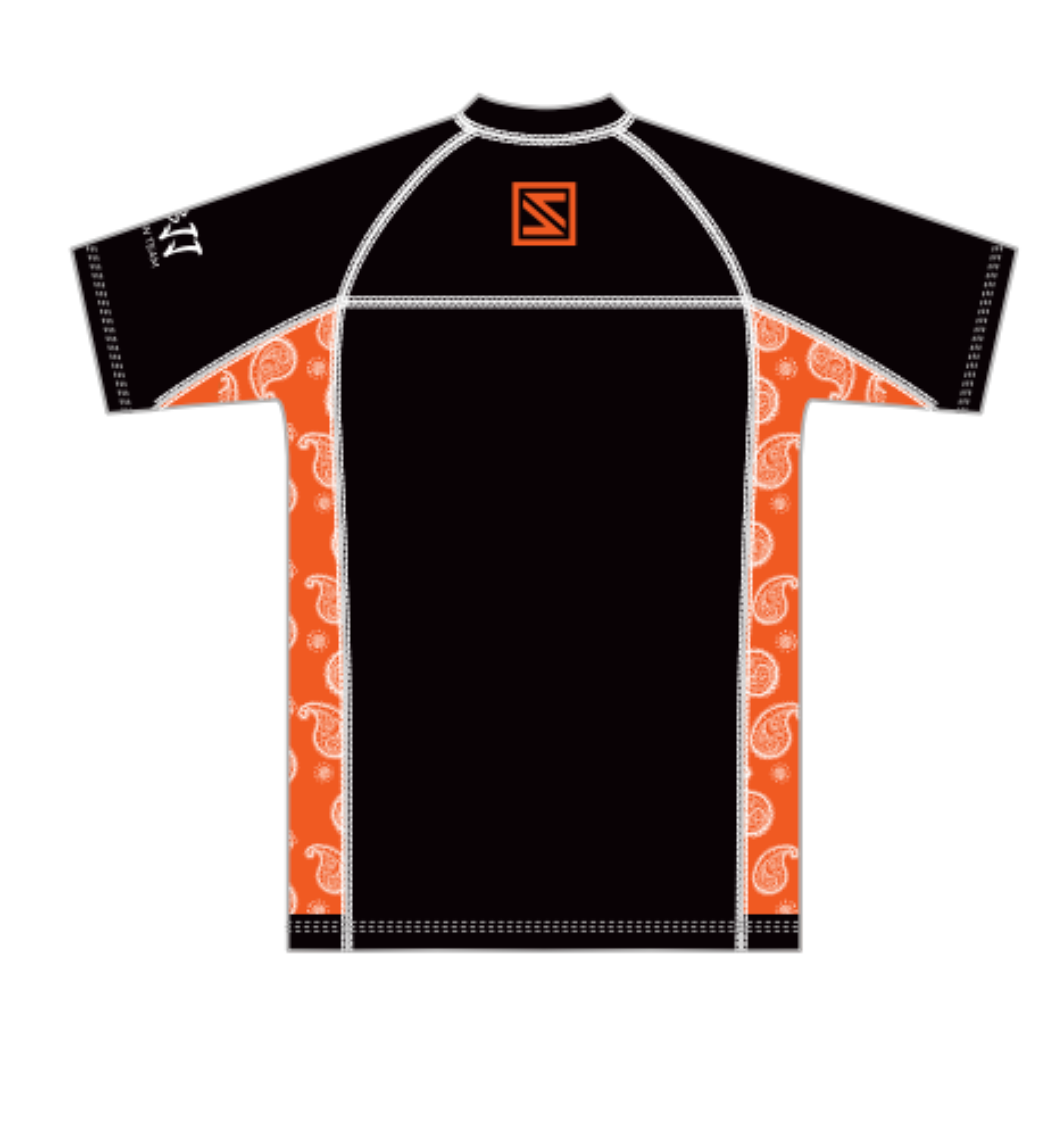 Westside Rash Guard - Orange Strip