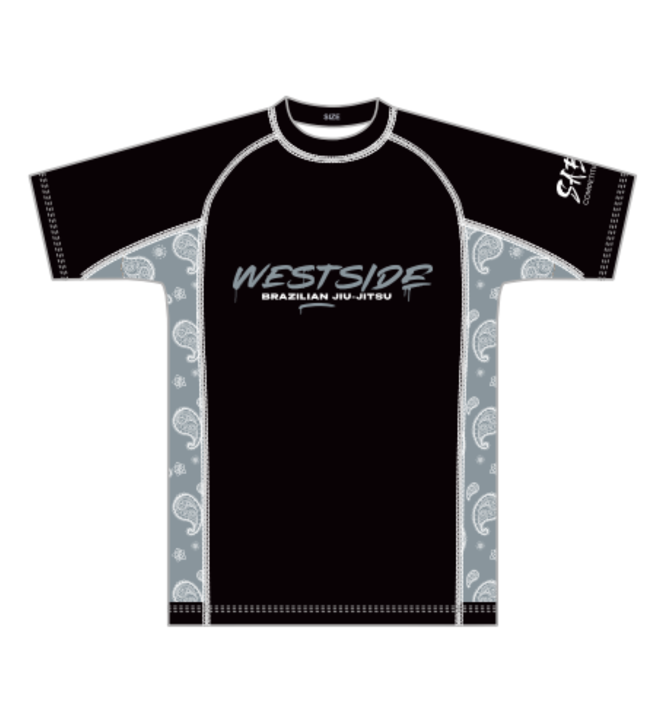Westside Rash Guard - Grey Strip