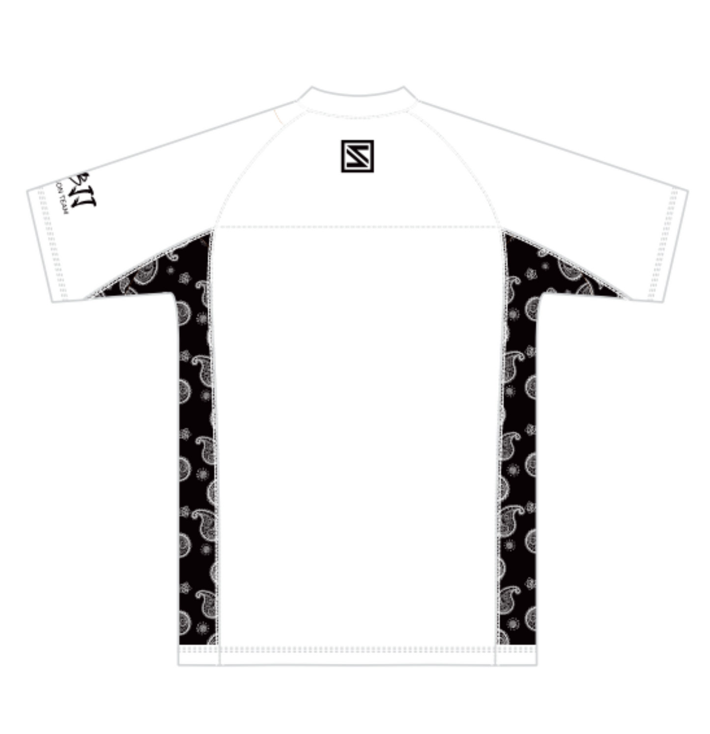 Westside Rash Guard - White with Black Strip