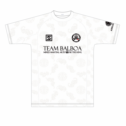 Balboa Graded Rash Guard - White