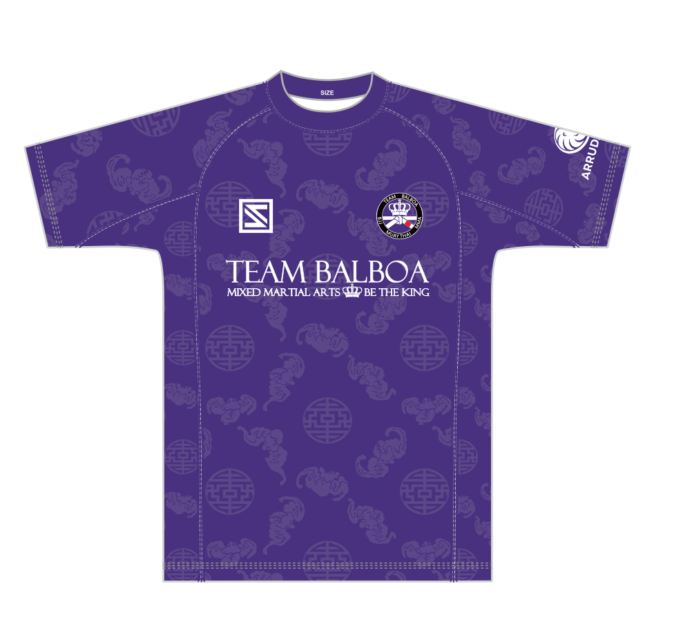 Balboa Graded Rash Guard - Purple
