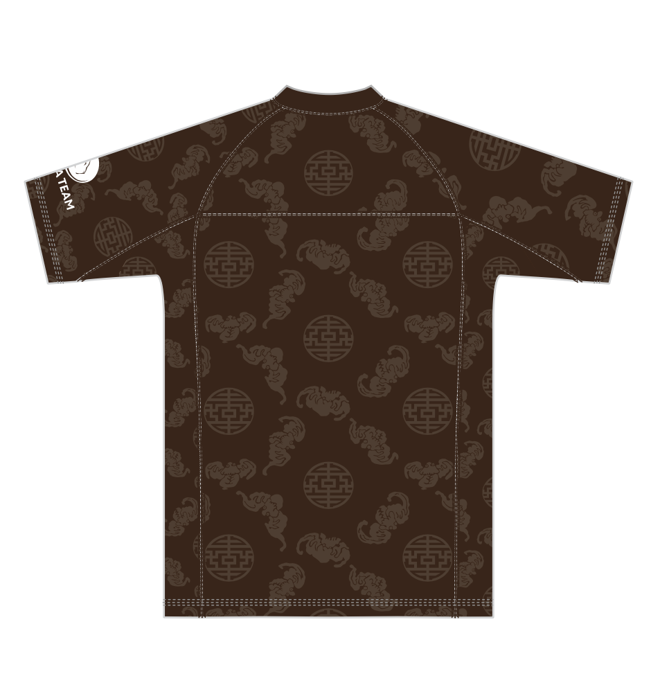 Balboa Graded Rash Guard - Brown