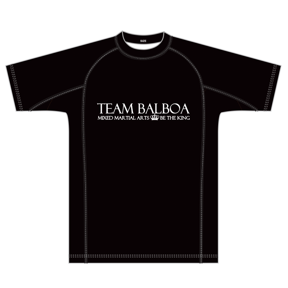 Balboa The OG - Black Rash Guard