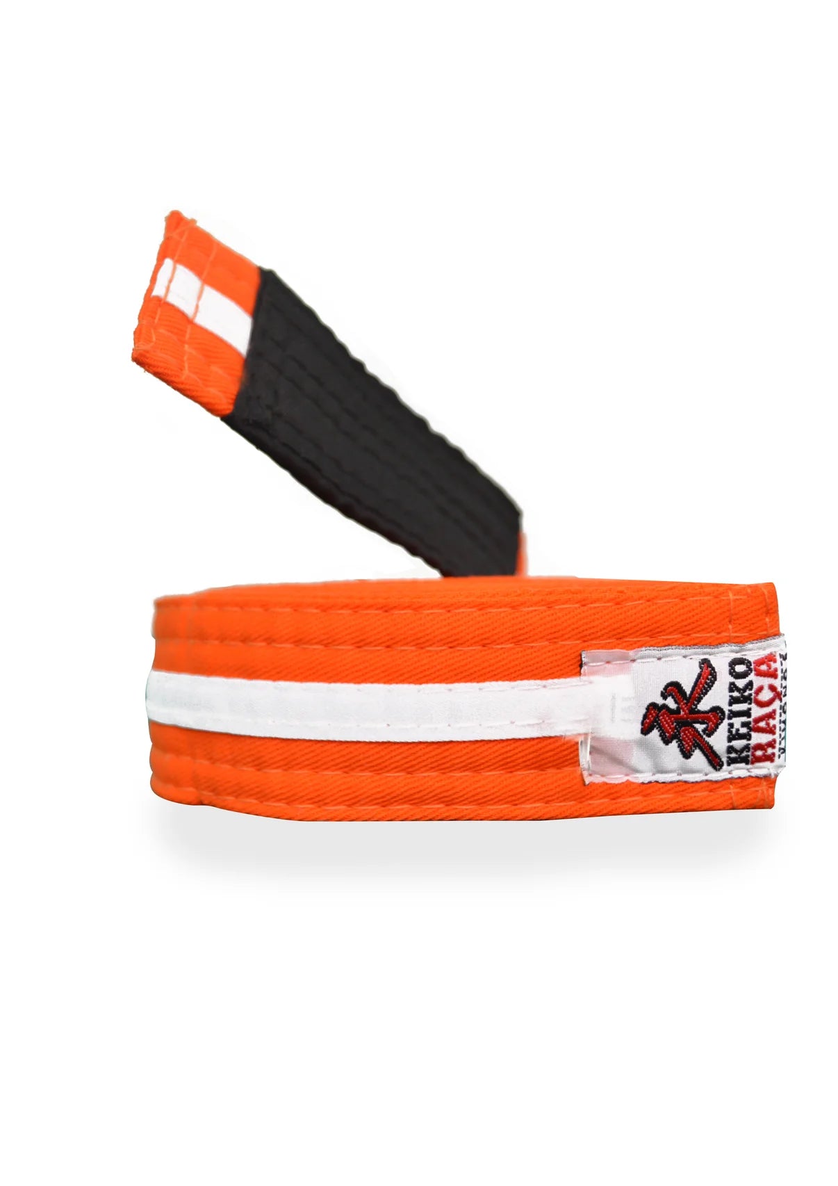 BJJ Belt - Orange White